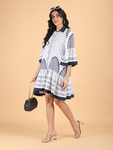 JAIPUR TUNIC DRESS WITH SASH BELT