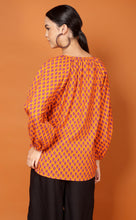 Load image into Gallery viewer, LIBBY LEAF TOP-ORANGE
