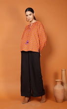 Load image into Gallery viewer, LIBBY LEAF TOP-ORANGE