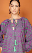 Load image into Gallery viewer, LIBBY LEAF TOP-PURPLE