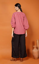 Load image into Gallery viewer, LIBBY LEAF TOP - RED