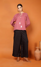 Load image into Gallery viewer, LIBBY LEAF TOP - RED