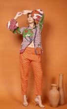 Load image into Gallery viewer, LIBBY LEAF STRAIGHT PANT-ORANGE