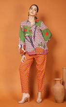 Load image into Gallery viewer, LIBBY LEAF STRAIGHT PANT-ORANGE