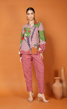 Load image into Gallery viewer, LIBBY LEAF STRAIGHT PANT-RED