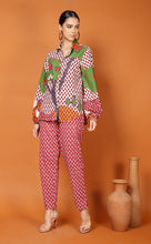 Load image into Gallery viewer, LIBBY LEAF STRAIGHT PANT-RED