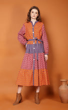 Load image into Gallery viewer, LIBBY LEAF TIERED DRESS