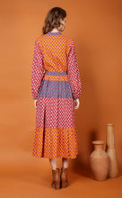 Load image into Gallery viewer, LIBBY LEAF TIERED DRESS
