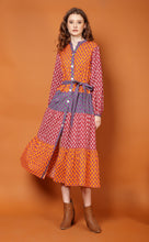 Load image into Gallery viewer, LIBBY LEAF TIERED DRESS