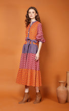 Load image into Gallery viewer, LIBBY LEAF TIERED DRESS
