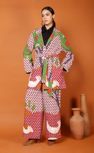 Load image into Gallery viewer, LIBBY SHORT COAT, BEADED, SASH BELT