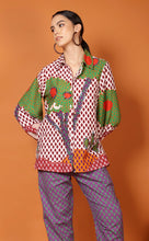 Load image into Gallery viewer, LIBBY LEAF STRAIGHT PANT-PURPLE
