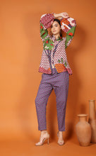 Load image into Gallery viewer, LIBBY LEAF STRAIGHT PANT-PURPLE