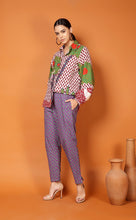 Load image into Gallery viewer, LIBBY LEAF STRAIGHT PANT-PURPLE