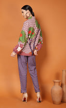 Load image into Gallery viewer, LIBBY LEAF STRAIGHT PANT-PURPLE