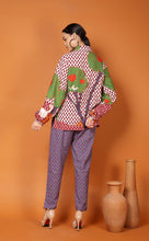 Load image into Gallery viewer, LIBBY LEAF STRAIGHT PANT-PURPLE