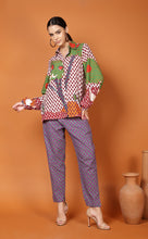 Load image into Gallery viewer, LIBBY LEAF STRAIGHT PANT-PURPLE