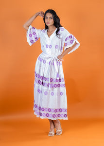 LILAC DRESS w SASH BELT