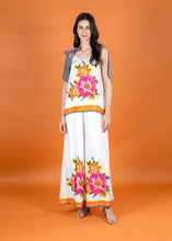 Load image into Gallery viewer, PEONY  BEADED PALAZZO PANTS, LINED