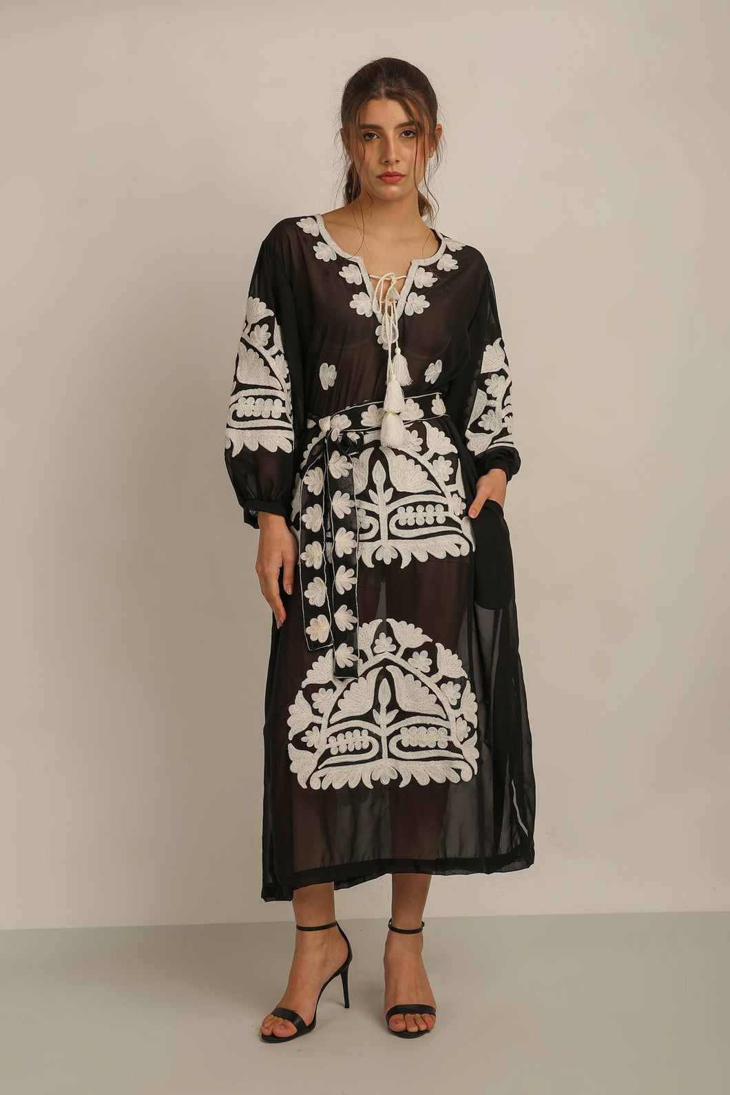AWANA DRESS - Black