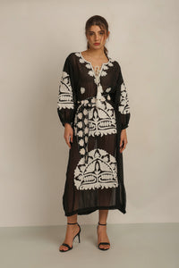 AWANA DRESS - Black