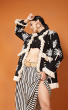 Load image into Gallery viewer, DUBAI PALM SHORT COAT, EMBROIDERY