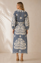 Load image into Gallery viewer, AWANA STRIPES DRESS - NAVY