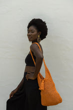 Load image into Gallery viewer, MALEE CROCHET TOTE - TANGERINE