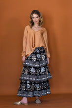 Load image into Gallery viewer, AYANA 3 TIER SKIRT/DRESS - BLACK