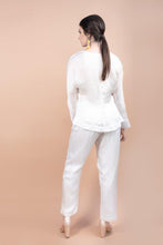 Load image into Gallery viewer, LISA COWL NECK BLOUSE - MILK