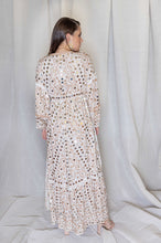 Load image into Gallery viewer, BEZA BEADED MAXI DRESS OFFWHITE