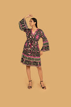 Load image into Gallery viewer, FIERA TUNIC DRESS w DRAWSTRING, LINED