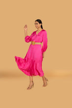 Load image into Gallery viewer, AUDREY PINK DRESS w BELT