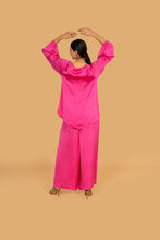 Load image into Gallery viewer, AUDREY PINK PALAZZO PANTS