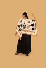 Load image into Gallery viewer, PEACOCK NEUTRALS PONCHO