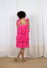 Load image into Gallery viewer, HEIDY 3-Tier Pink Short Dress