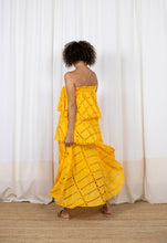 Load image into Gallery viewer, HEIDY 3-Tier Marigold Maxi Dress
