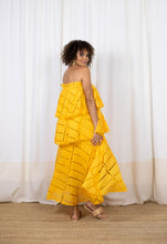 Load image into Gallery viewer, HEIDY 3-Tier Marigold Maxi Dress