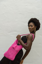 Load image into Gallery viewer, MALEE CROCHET TOTE -CHERRY