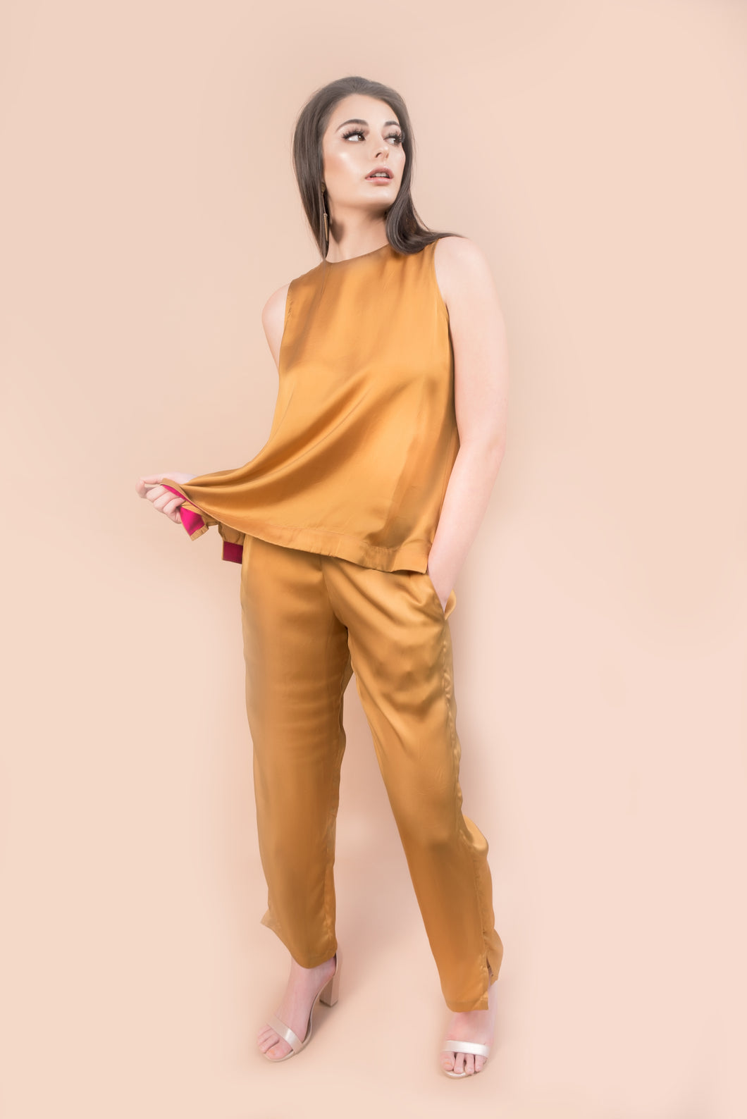 LISA Pants - Saffron straight cut pants