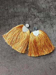 STATEMENT Orange Earrings