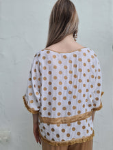 Load image into Gallery viewer, GOLD DOT BLOUSE